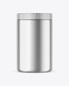 Metallic Protein Jar Mockup