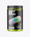 Metallic Protein Jar Mockup