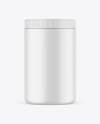 Matte Protein Jar Mockup