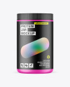 Matte Protein Jar Mockup