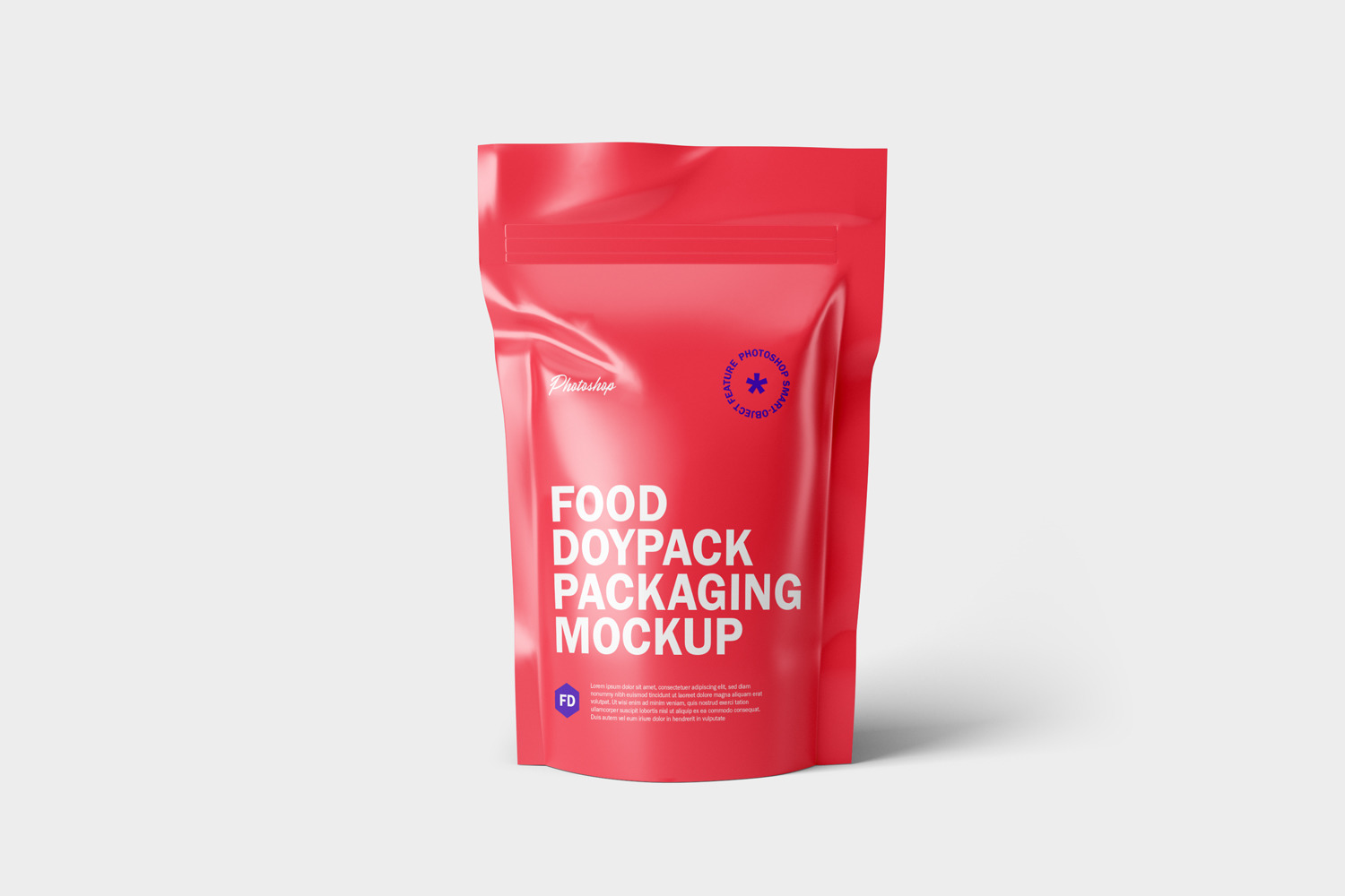 Food Doypack Packaging Mockups