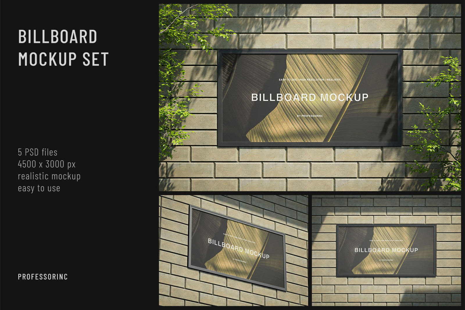 Billboard Mockup Set Billboard Mockup Set