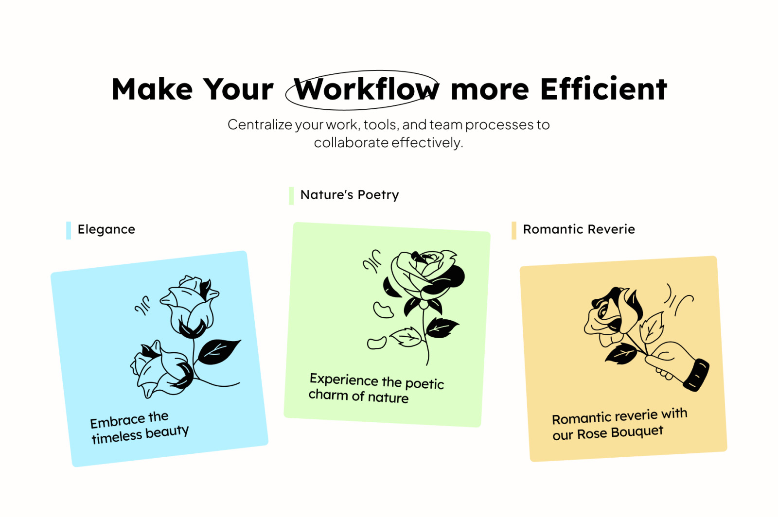 Rose Flower Doodle Pack Rose Flower Doodle Pack