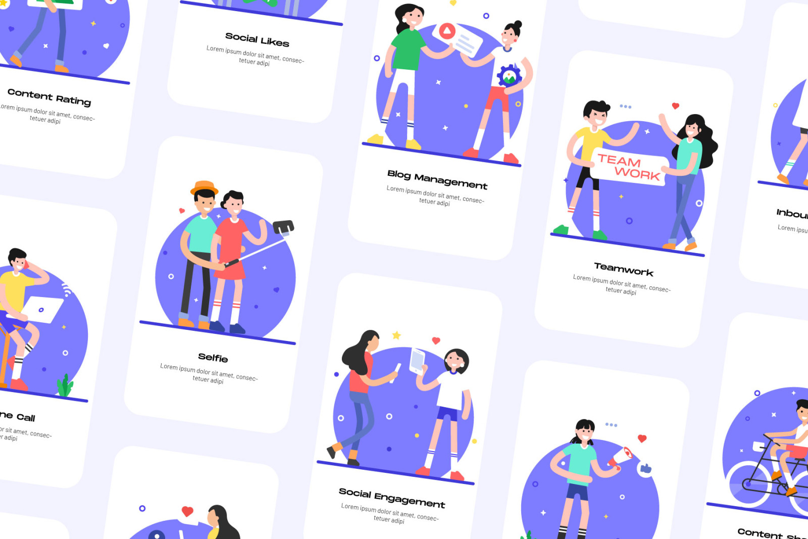 Social Media Illustrations Social Media Illustrations