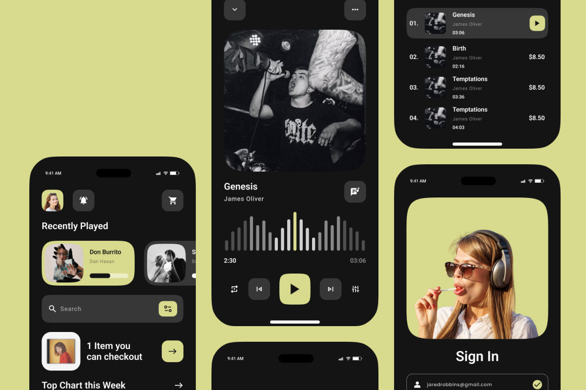 Astro Sound - Music Streaming Mobile App Astro Sound - Music Streaming Mobile App