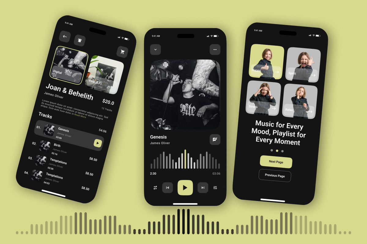 Astro Sound - Music Streaming Mobile App Astro Sound - Music Streaming Mobile App