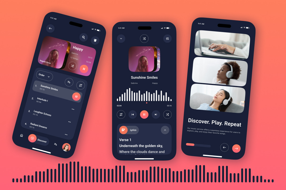EarGazing - Music Streaming Mobile App EarGazing - Music Streaming Mobile App