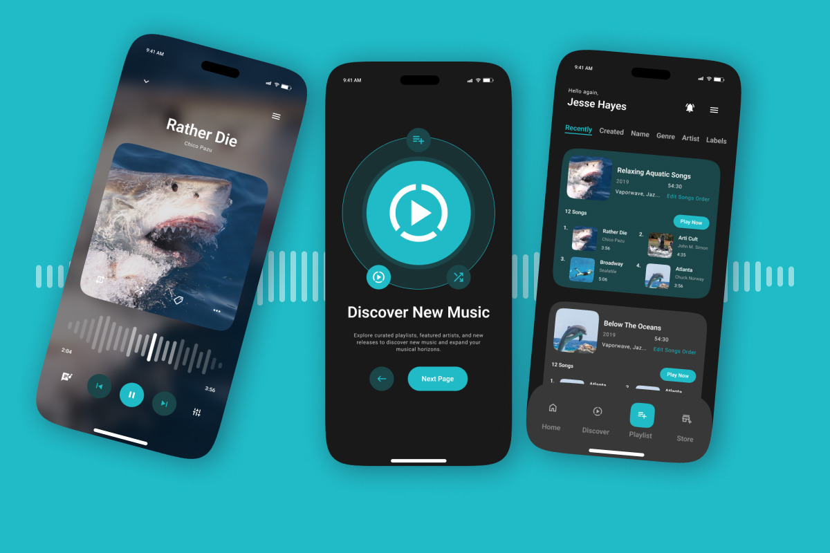 TempoTopia - Music Streaming Mobile App