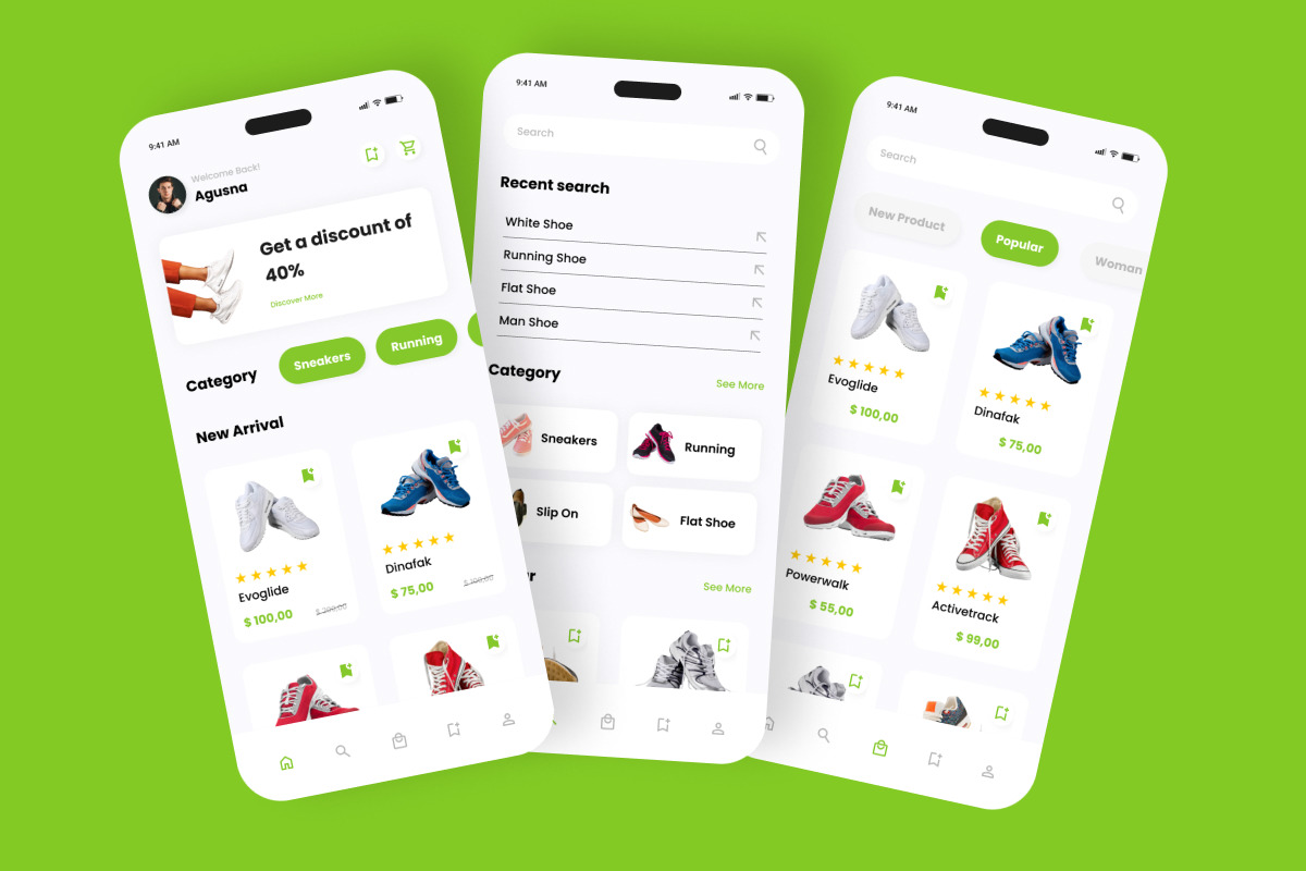 Senakify - Shoe Store Mobile App