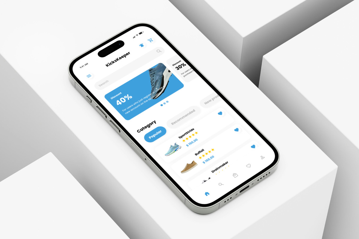 KicksKeeper - Shoe Store Mobile App KicksKeeper - Shoe Store Mobile App