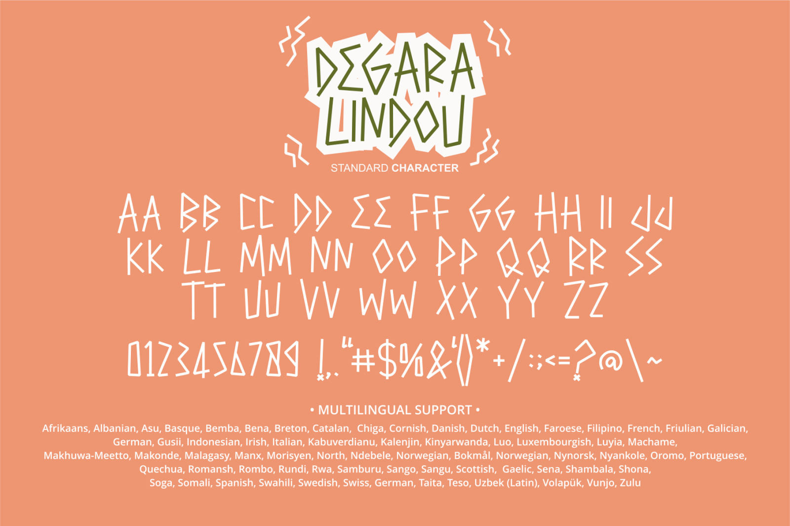 Degara Lindou Font Degara Lindou Font