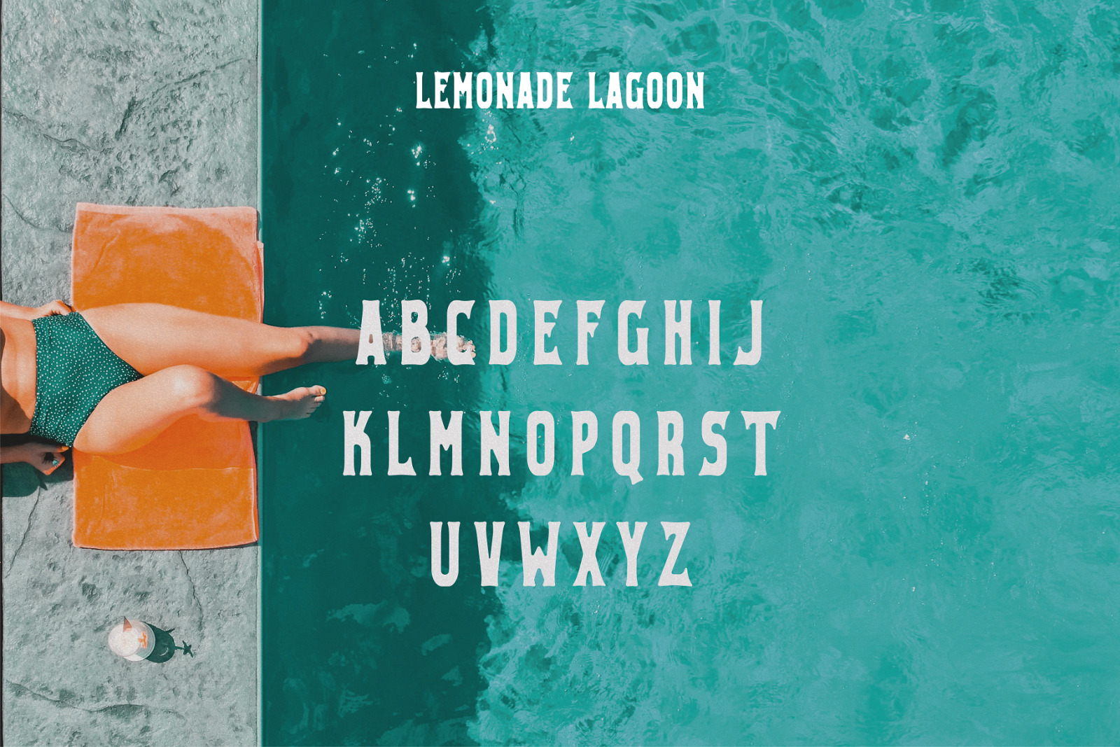 Lemonade Lagoon - Vintage Typeface Lemonade Lagoon - Vintage Typeface