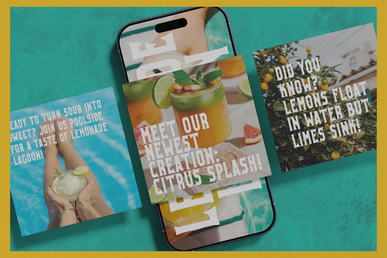 Lemonade Lagoon - Vintage Typeface Lemonade Lagoon - Vintage Typeface