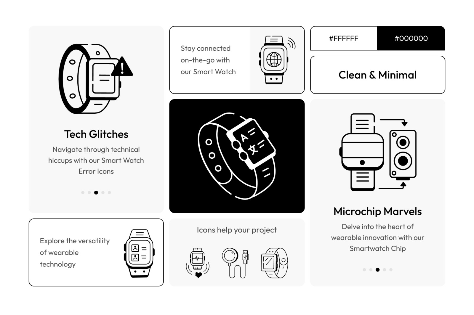 Animated Smartwatch Icons Animated Smartwatch Icons