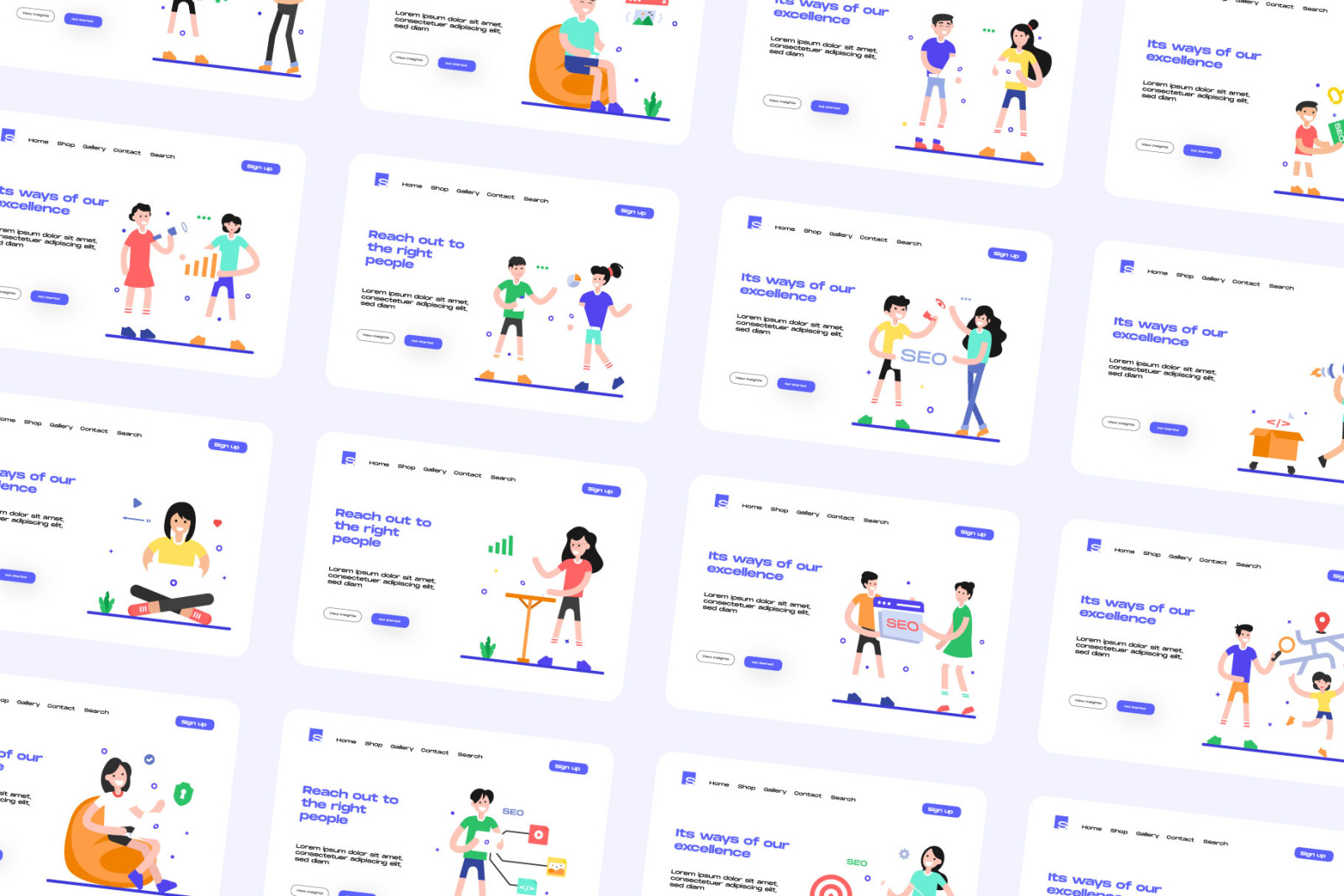 SEO Illustrations SEO Illustrations