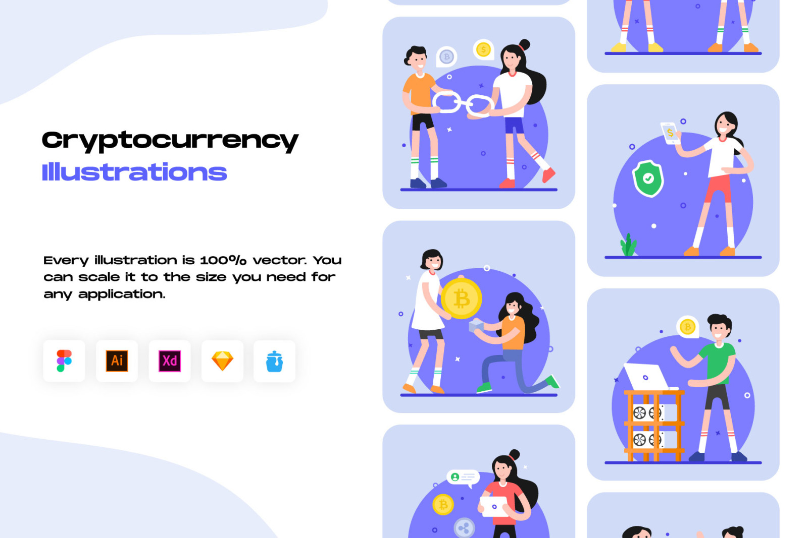 Cryptocurrency Illustrations Cryptocurrency Illustrations