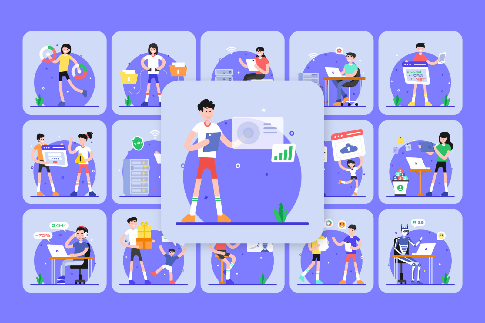 30 Data Analytics Illustrations 30 Data Analytics Illustrations