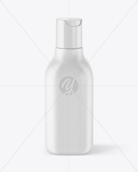 200ml Matte Plastic Cosmetic Bottle Mockup