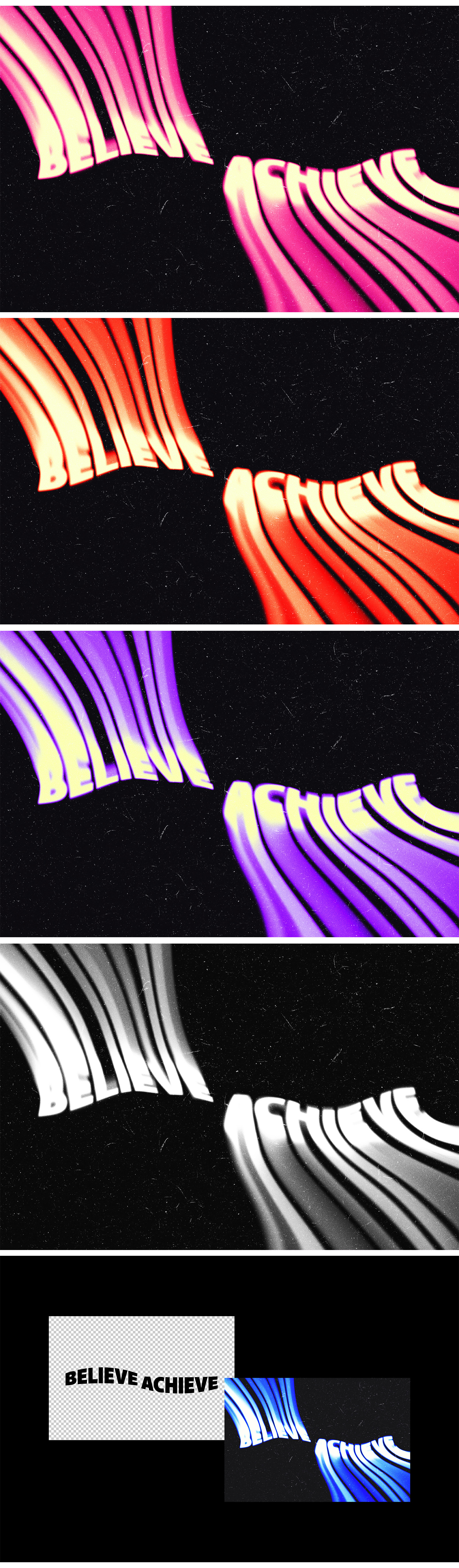 Flowing Text Effect Flowing Text Effect