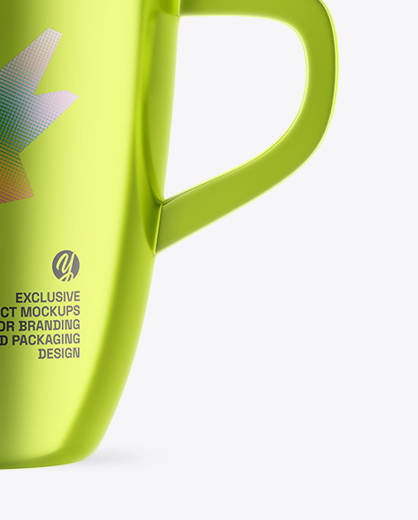 Metallic Mug Mockup