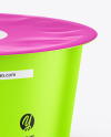 Matte Yogurt Cup Mockup