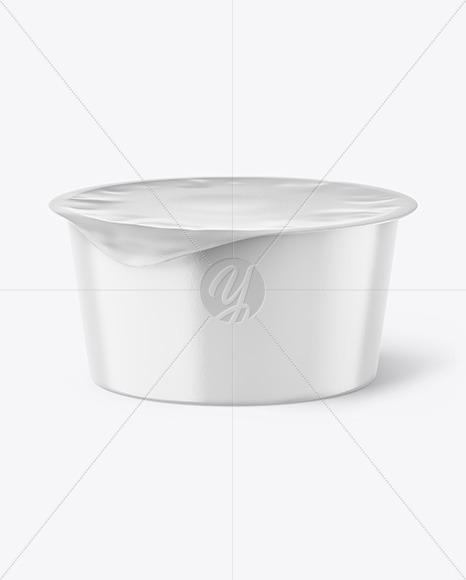 Paper Yogurt Cup Mockup