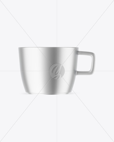 Matte Metallic Mug Mockup