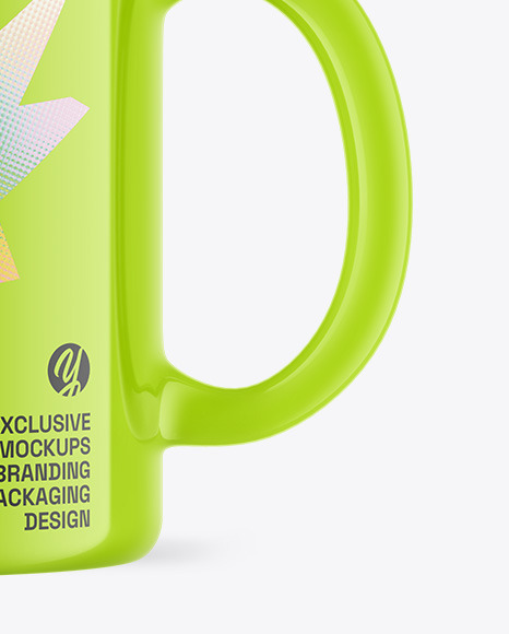 Glossy Mug Mockup