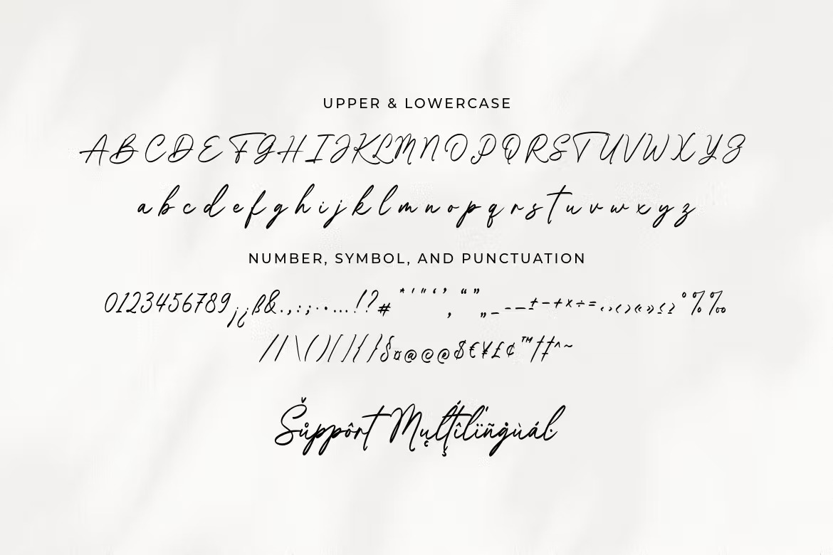 Aesthete Signature Font