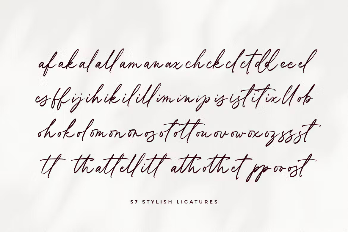 Aesthete Signature Font