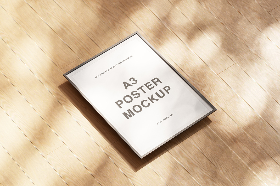 A3 Poster Mockup Set A3 Poster Mockup Set