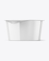 Glossy Yogurt Cup Mockup