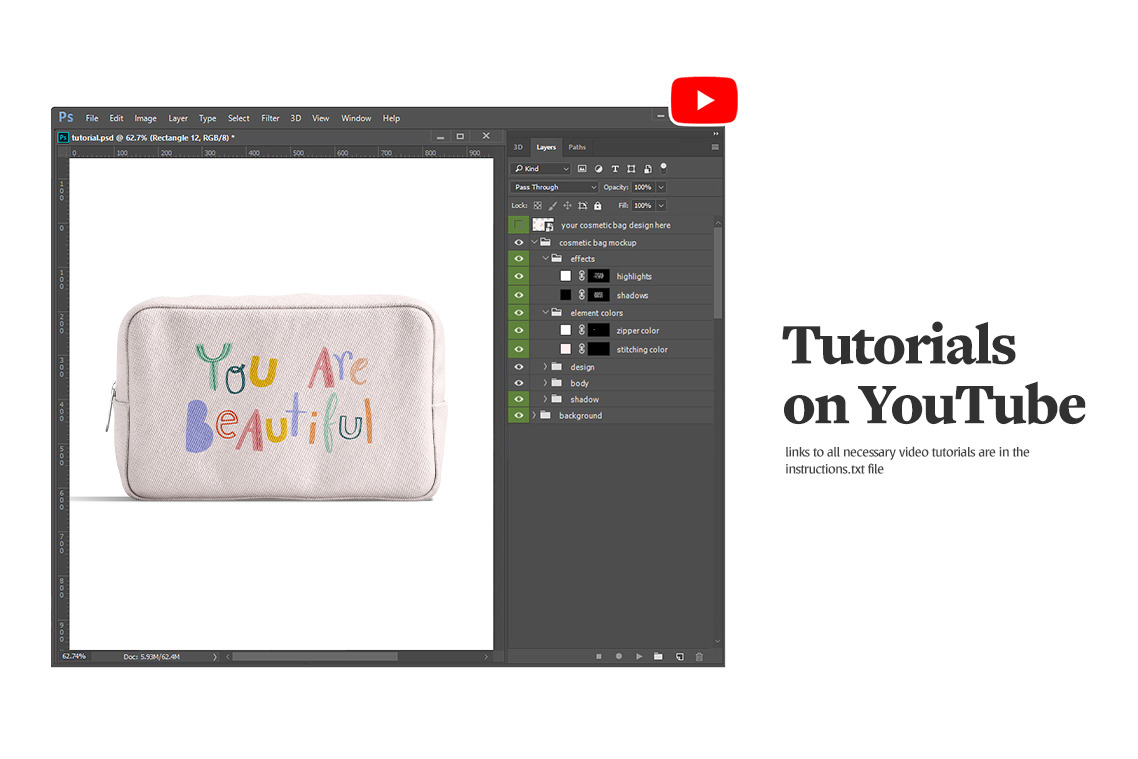 Cosmetic Handbag Mockups Cosmetic Handbag Mockups