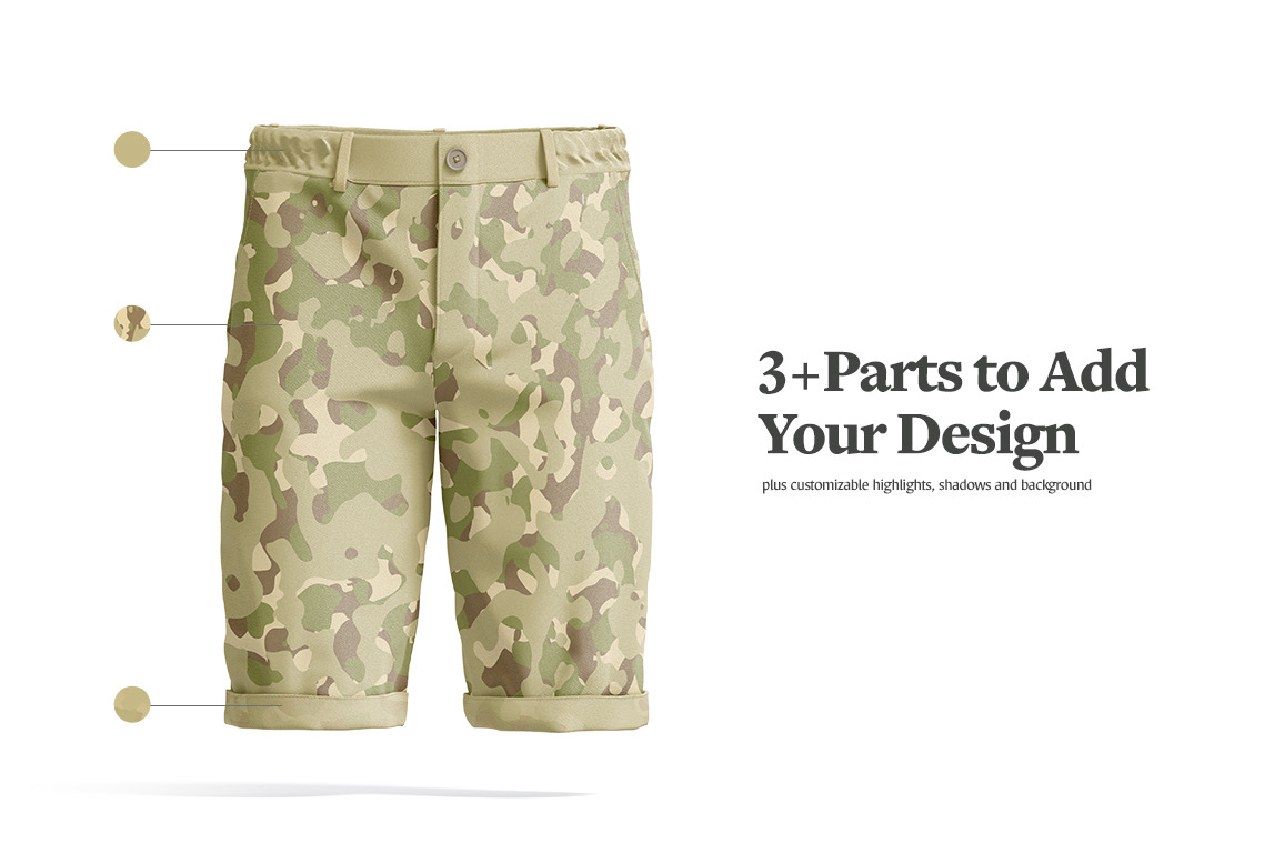 Men&#039;s Shorts Mockups