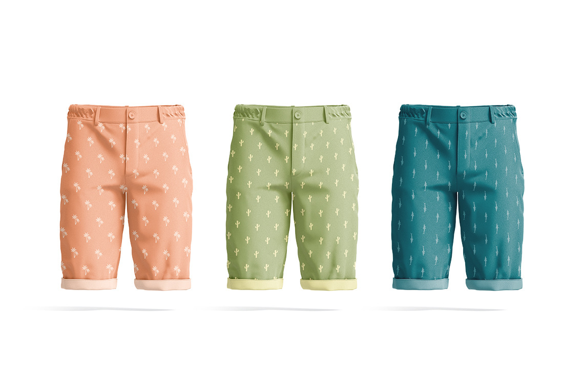 Men's Shorts Mockups Men's Shorts Mockups