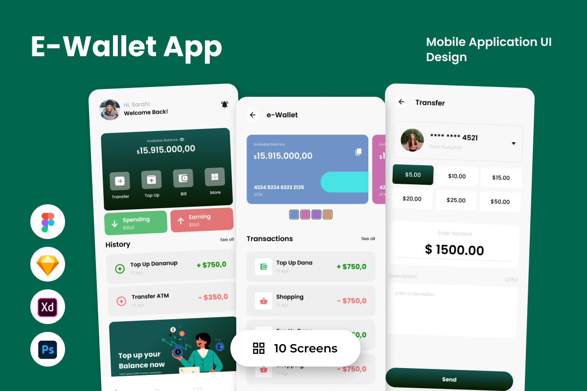 CoinEase - E-Wallet Mobile App