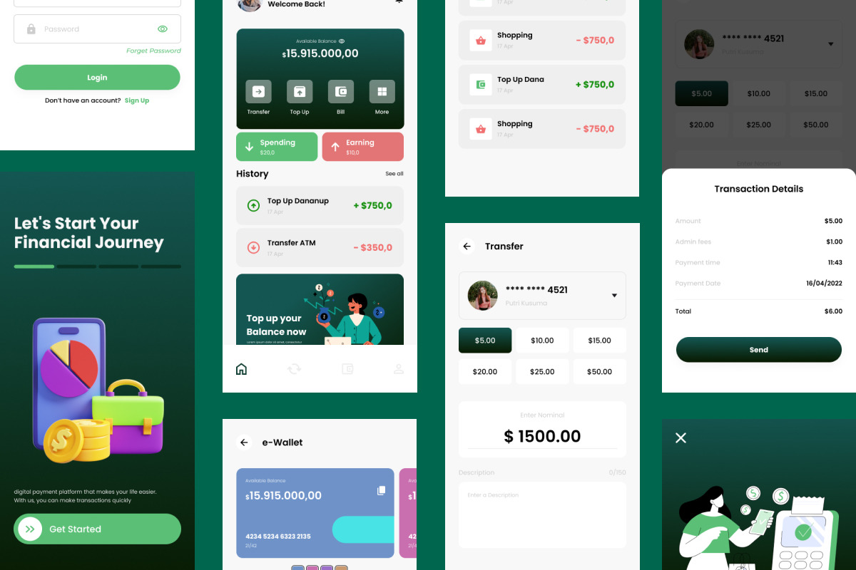 CoinEase - E-Wallet Mobile App