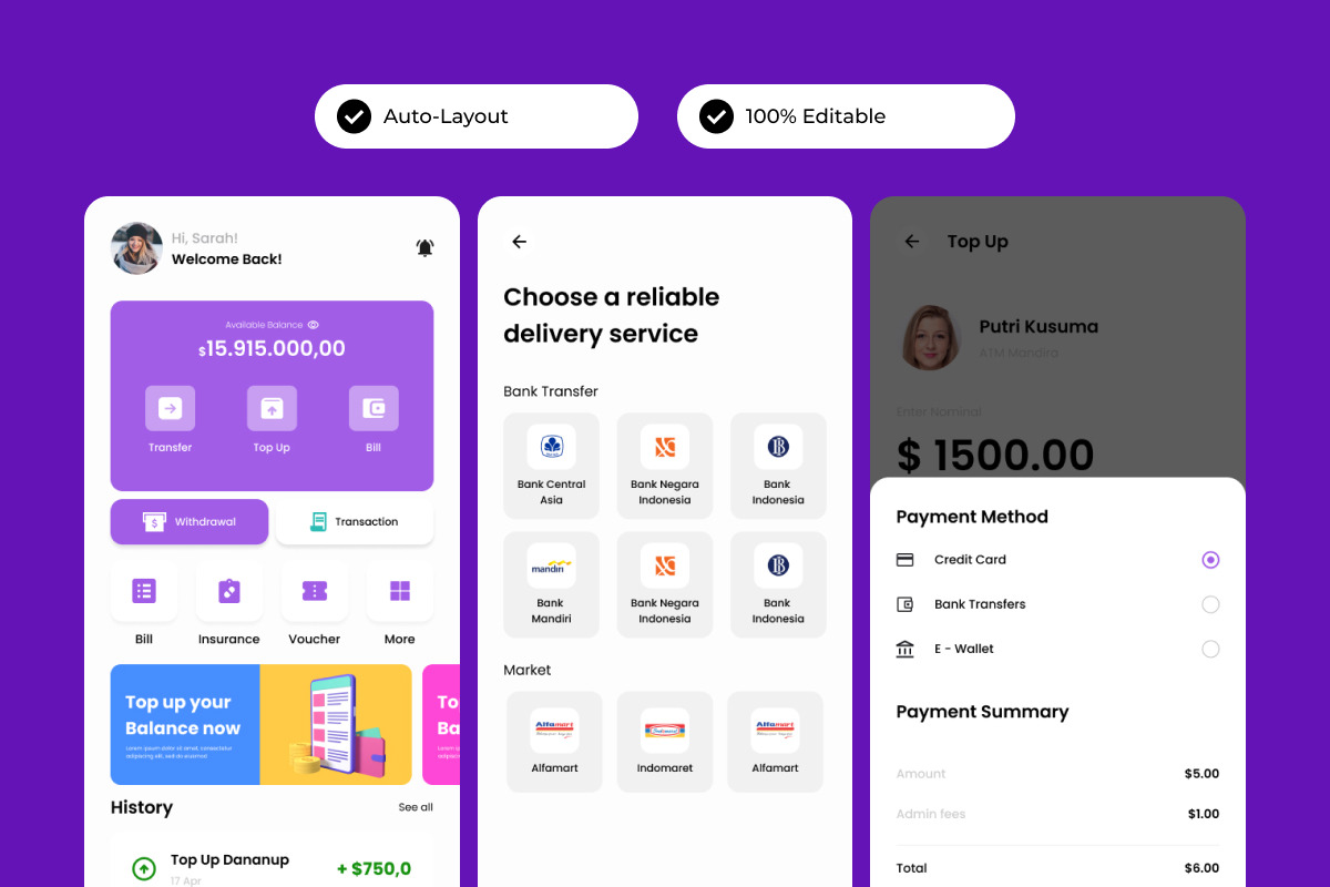 MoneyEasy - E-Wallet Mobile App