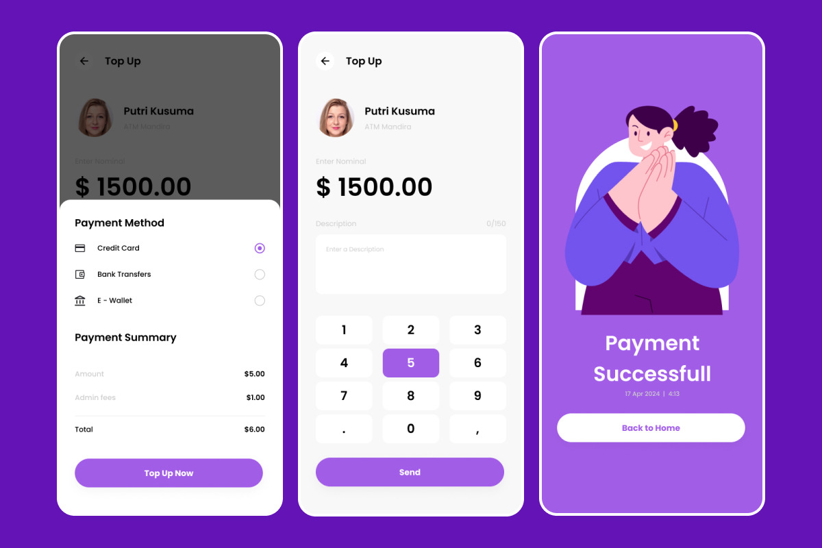 MoneyEasy - E-Wallet Mobile App MoneyEasy - E-Wallet Mobile App