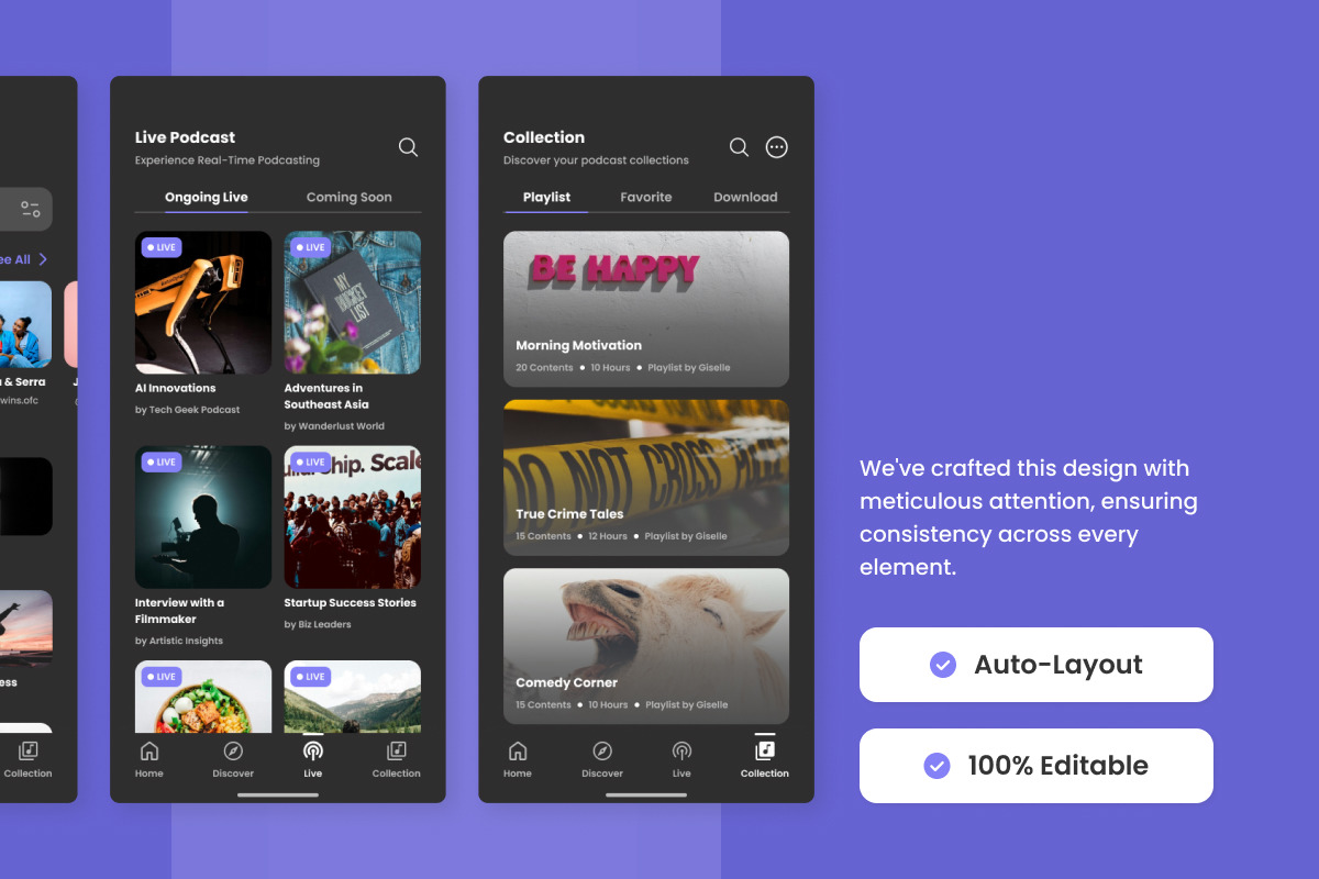 Echopod - Podcast Player Mobile App Echopod - Podcast Player Mobile App
