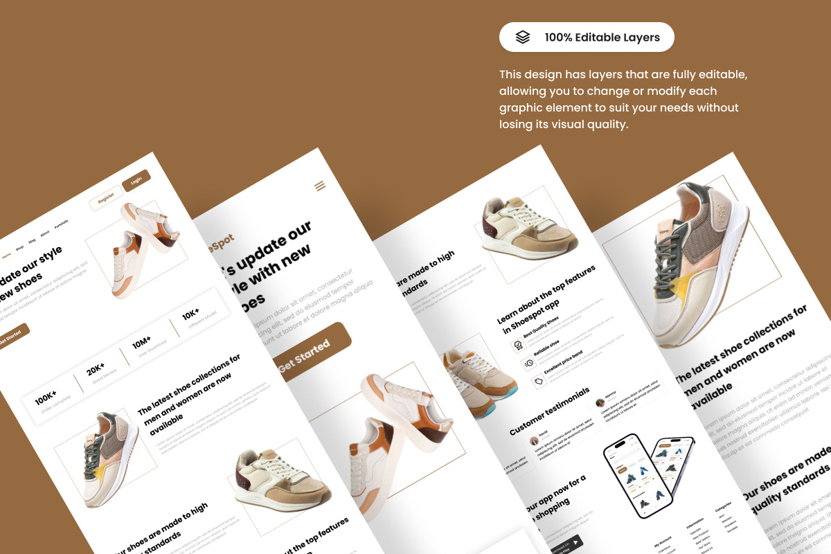 ShoeSpot - Shoe Store Landing Page V1