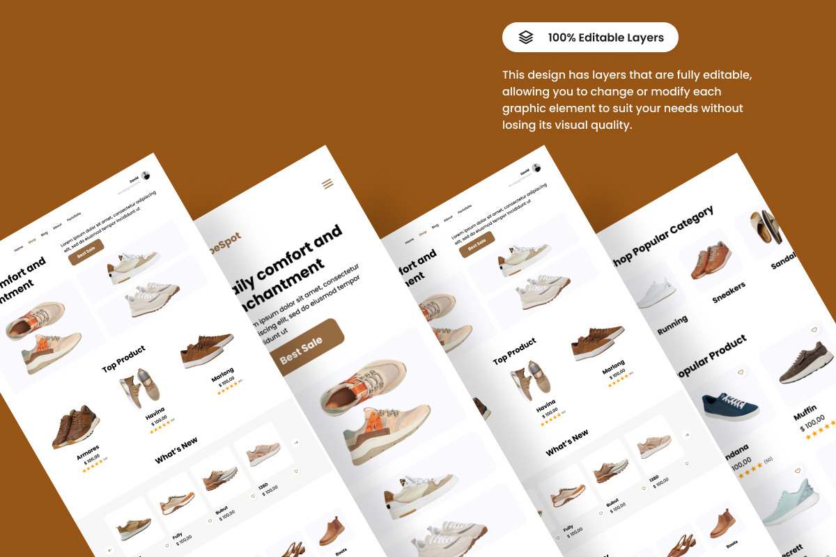 ShoeSpot - Shoe Store Landing Page V2