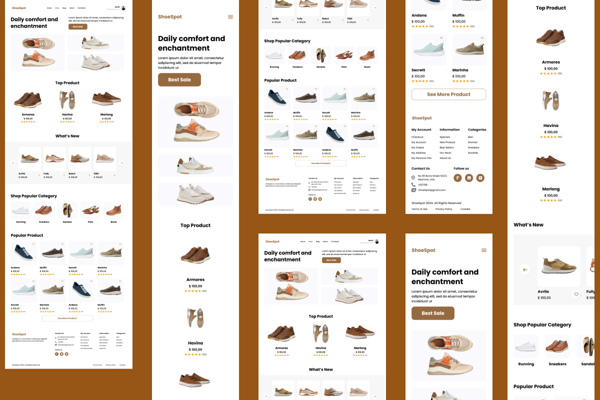 ShoeSpot - Shoe Store Landing Page V2