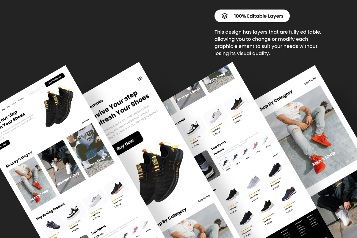 Solemate - Shoe Store Landing Page V2 Solemate - Shoe Store Landing Page V2