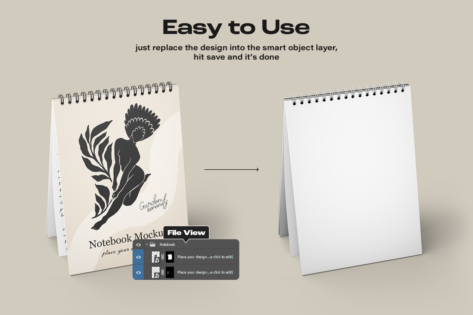Notebook Mockup Set Notebook Mockup Set