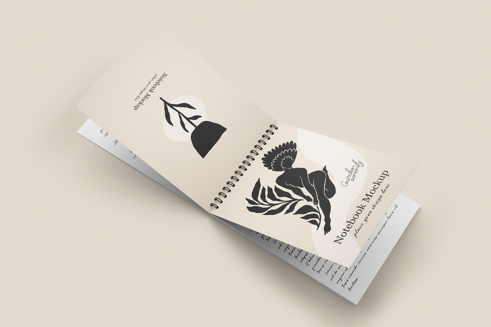 Notebook Mockup Set Notebook Mockup Set