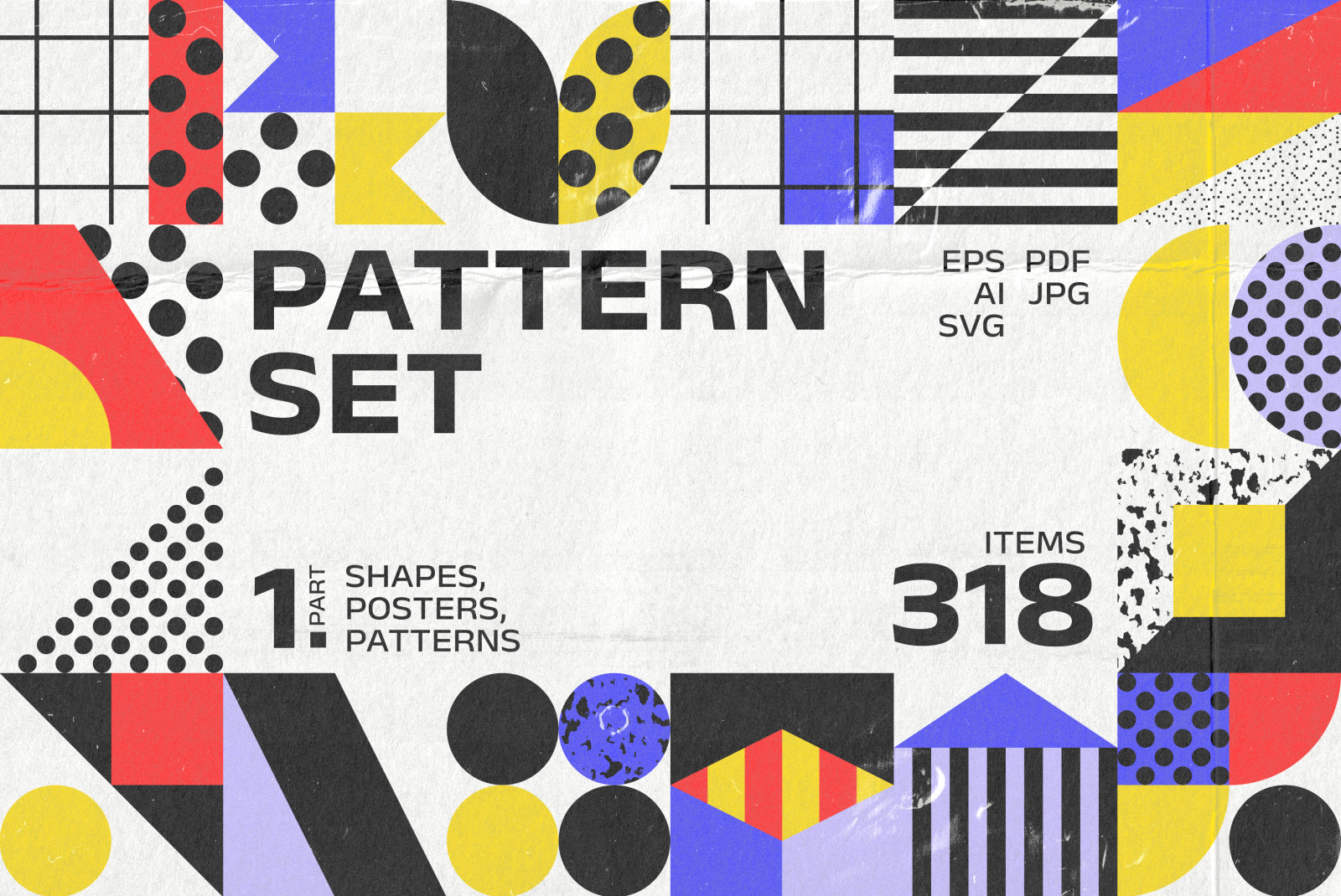 318 Shapes Patterns Posters Part 1