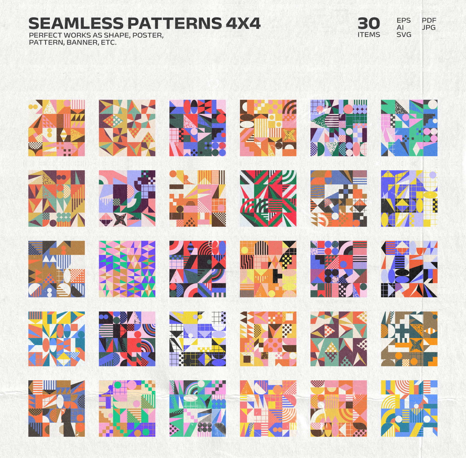 318 Shapes Patterns Posters Part 1