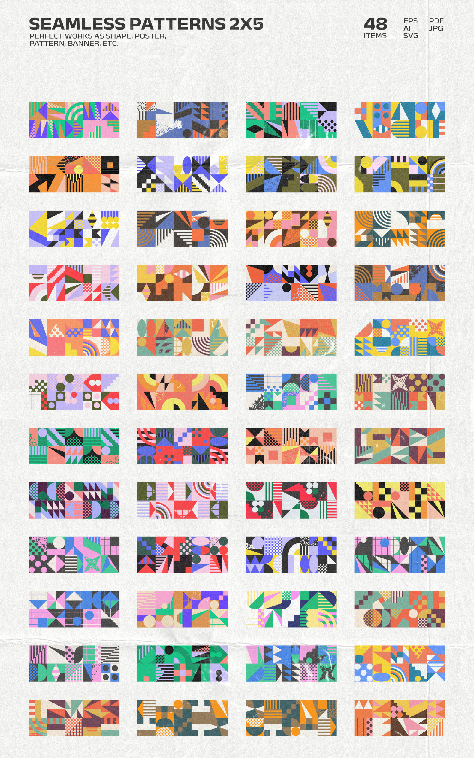 318 Shapes Patterns Posters Part 1