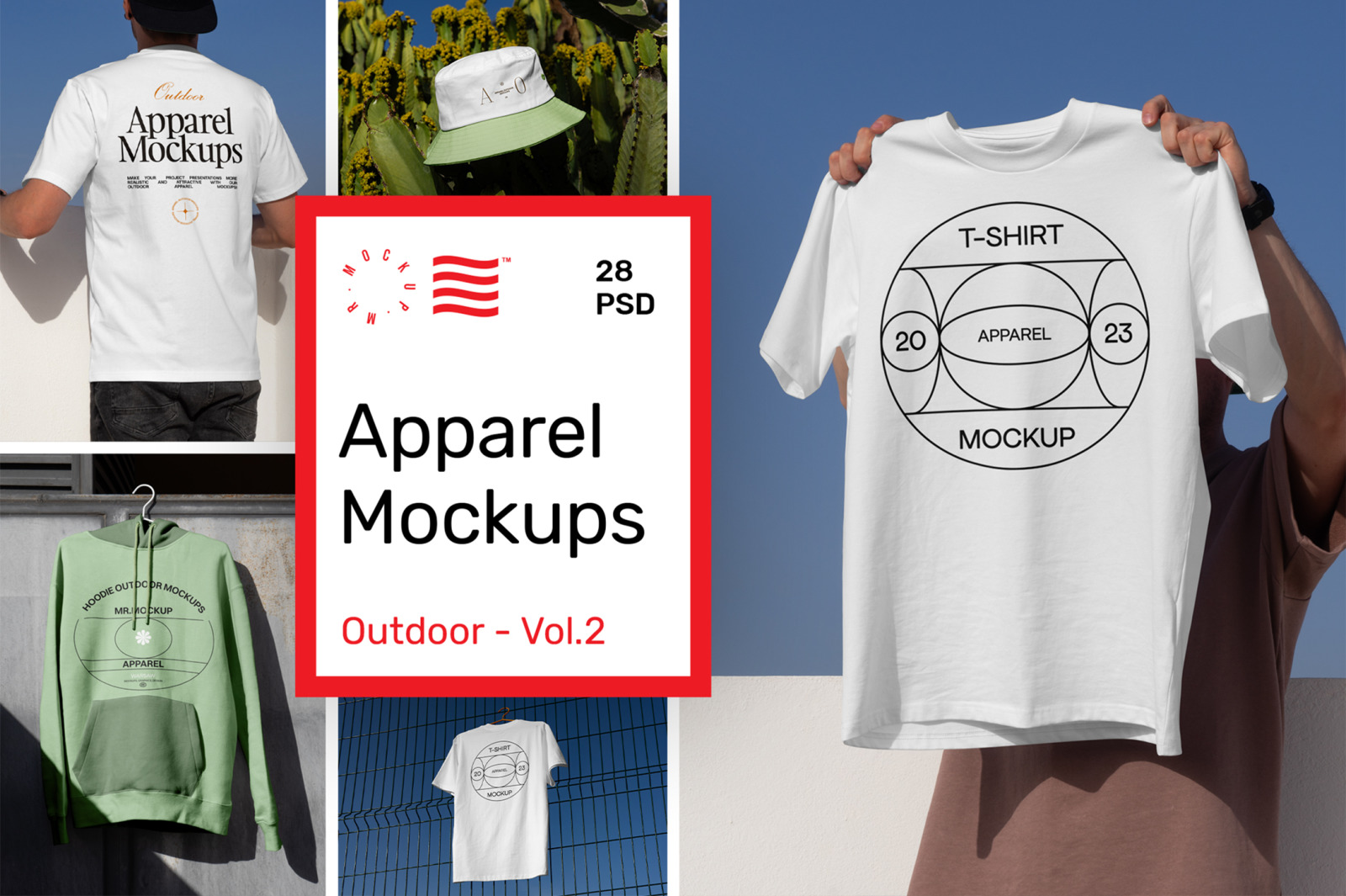 Apparel Mockups - Outdoor Scenes vol.2